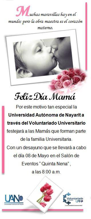 Festejo día de las madres Voluntariado UAN