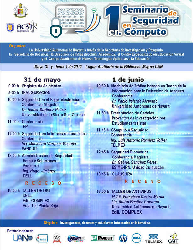 1er. Seminario de Seguridad en Computo