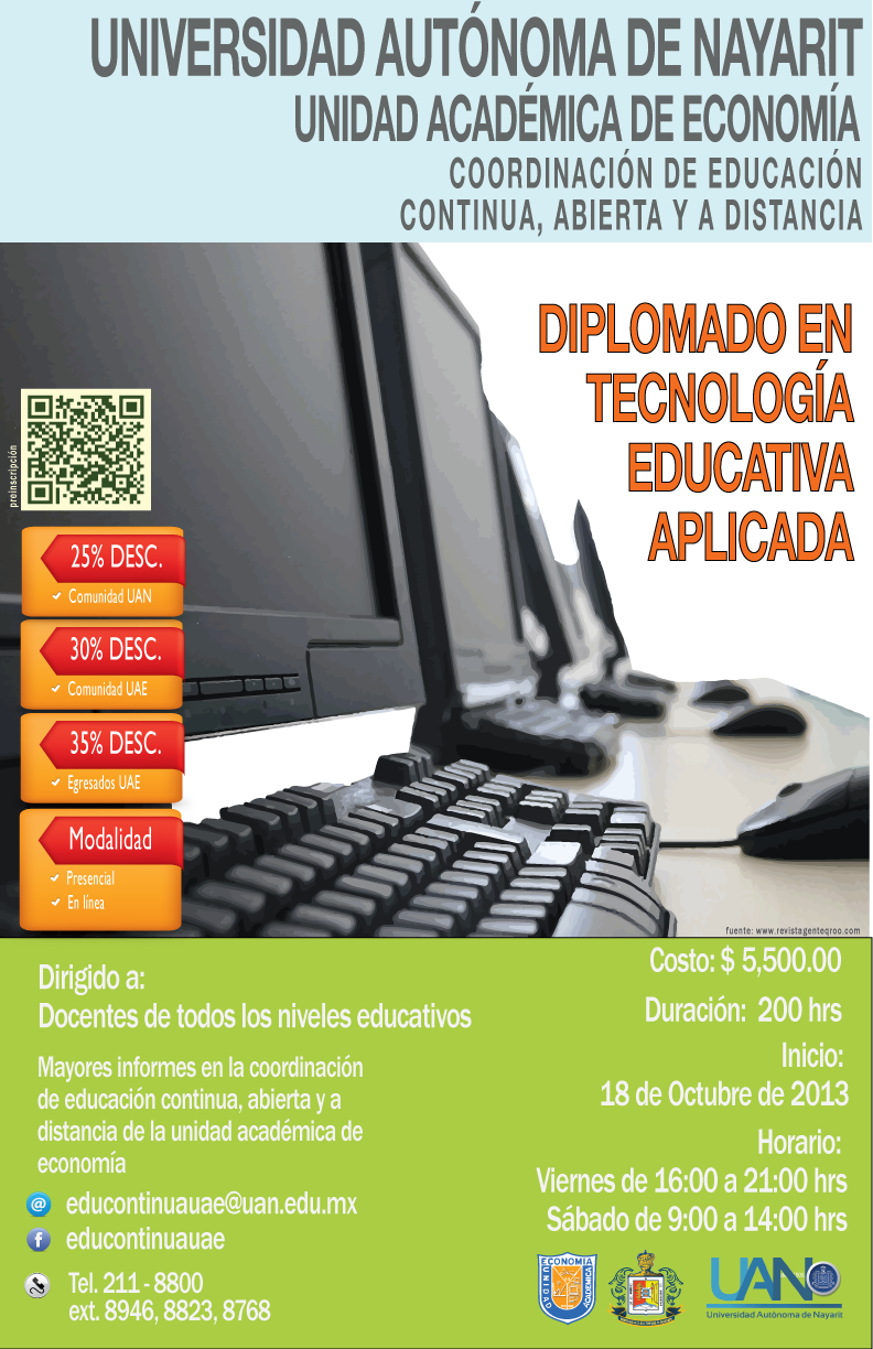 Diplomado en tecnología educativa aplicada