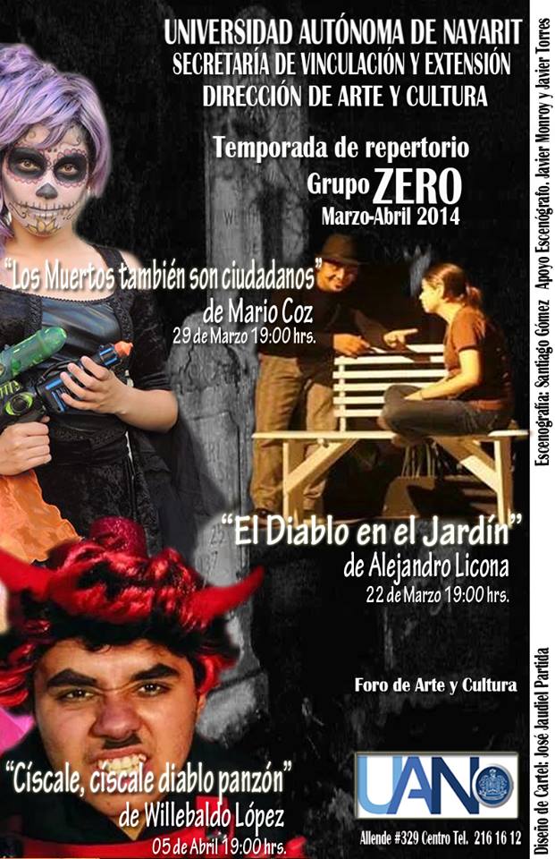 Temporada de Teatro Marzo -  Abril