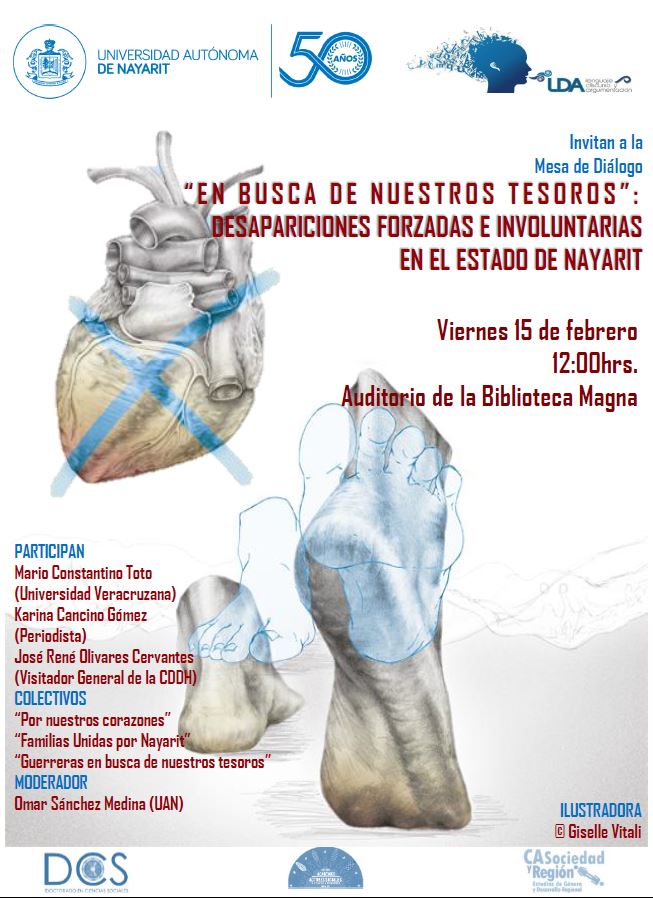 Mesa de diálogo "En busca de nuestros tesoros": Desapariciones forzadas e involutarias en el estado de Nayarit